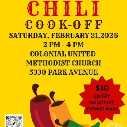 NA in May's Chili Cook-off - Fundraiser